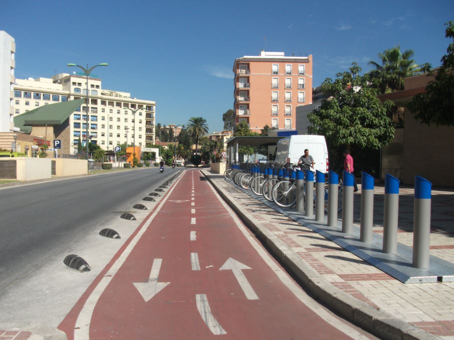 cycle lane malagas